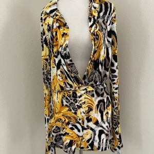 NWT Versace Inspired Romper